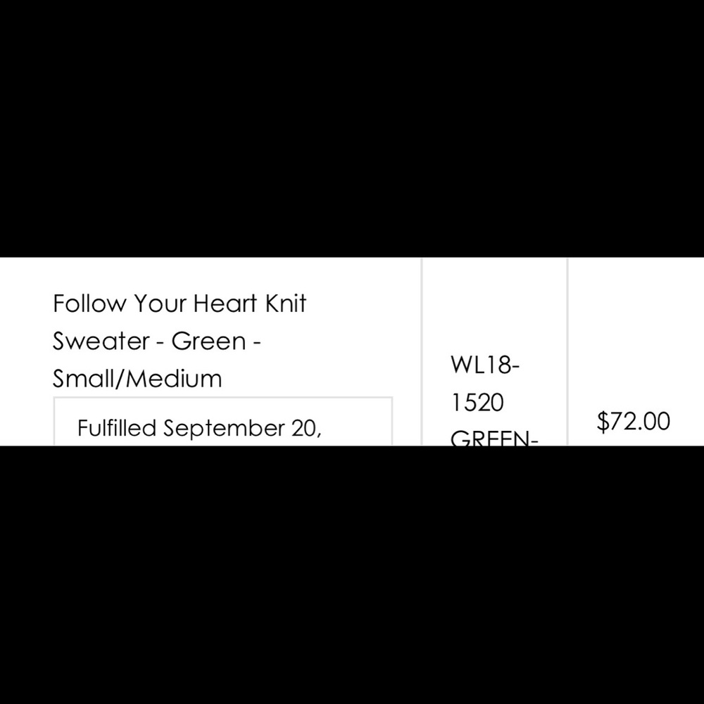 Vici Collection Green Follow Your Heart Sweater - Picture 4 of 6